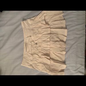 Lululemon White Ruffle Skort